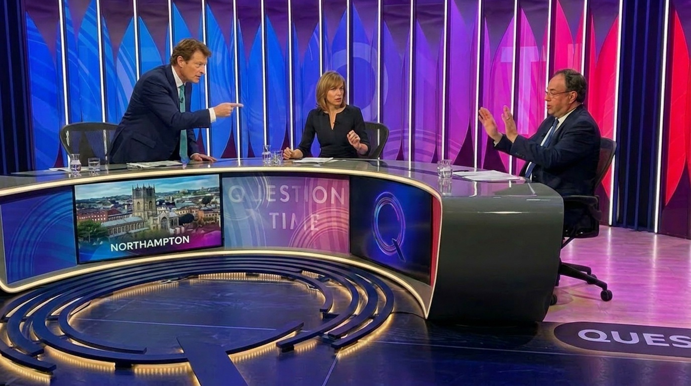 Richard Tice confronting Andrew Bailey on BBC Question Time
